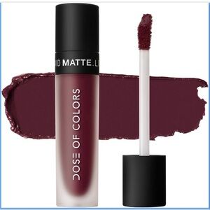 Dose of Colors Liquid Matte Lipstick in Plum Queen